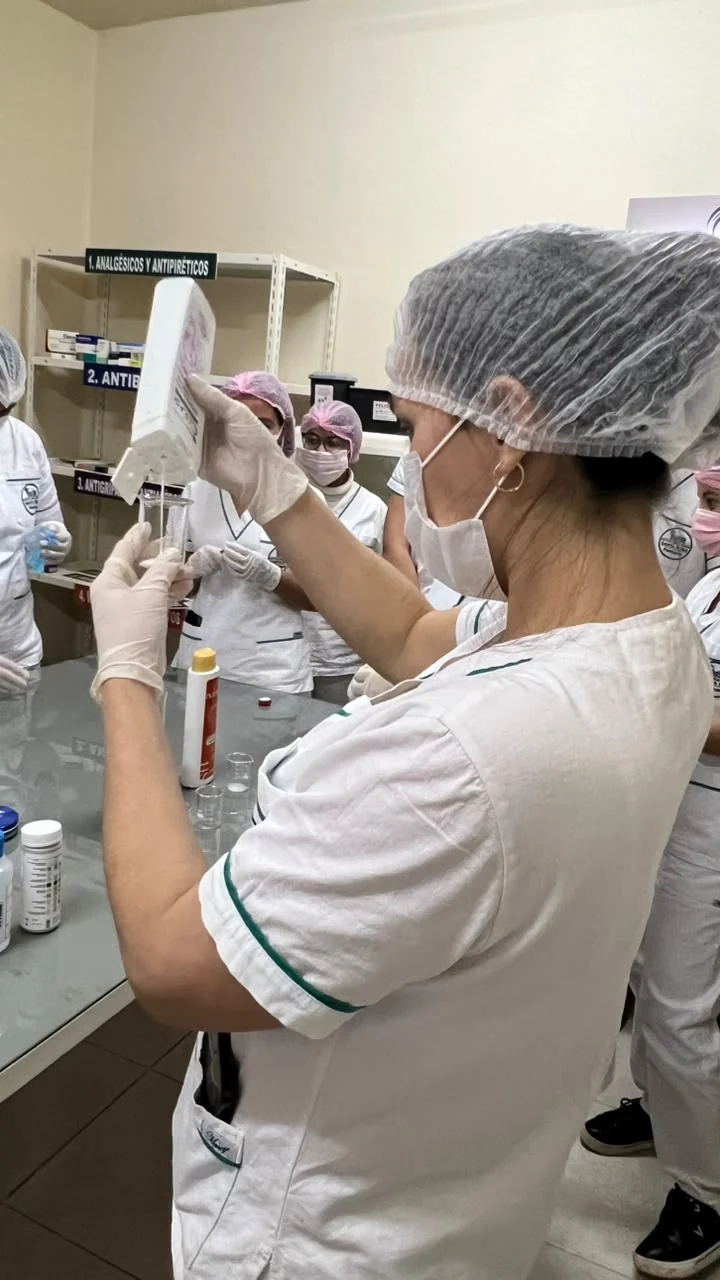 Trabajo técnico en laboratorio